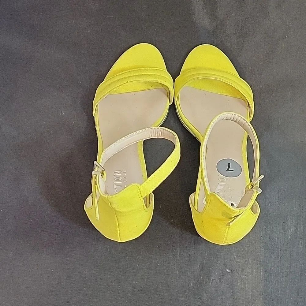 BRAND NEW REACTION KENNETH WOMEN'S CHUNKY HIGH HEEL SANDALS OPEN TOE SANDAL G1 - Picture 6 of 16